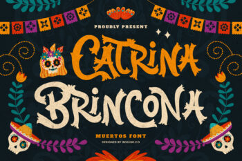 Catrina Brincona - Muertos Font