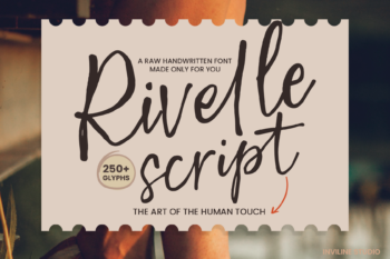 Rivelle Script - Handwritten Font
