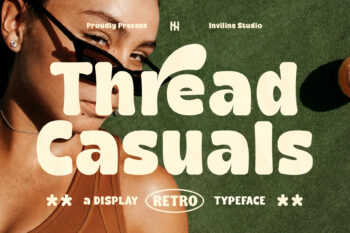 Thread Casuals - Retro Display Font