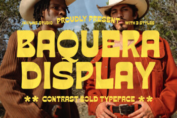 Baquera - Retro Display Font