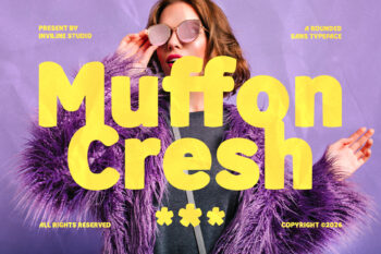 Muffon Crush - Bold Rounded Display Font